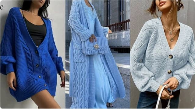 Кардиганы 2025 года: шикарные вязаные трикотажные модели для женщин всех возрастов смотреть онлайн