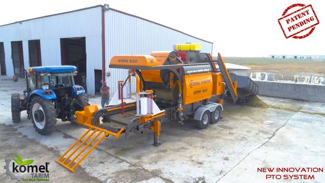 New generation silage packing machine with PTO system and electricity смотреть онлайн