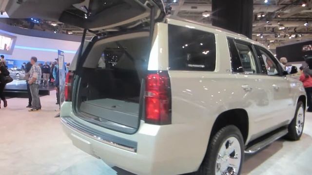 2015 Chevy Tahoe LTZ 4WD At The 2014 CIAS Canadian Auto Show In Torornto смотреть онлайн