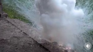 Цезий с лединой водой