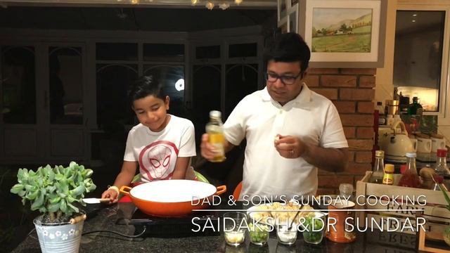 Cauliflower Manchurian- Dad & Son’s Sunday cooking #14 смотреть онлайн