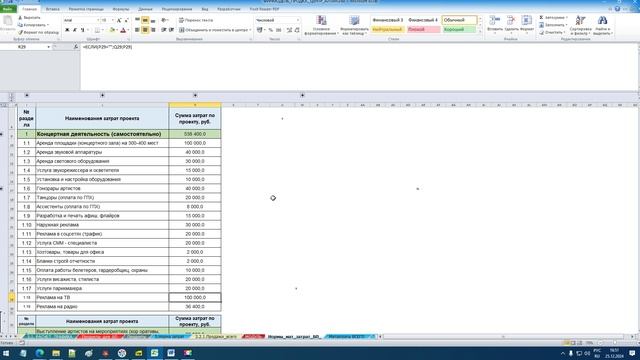 Продюсерский центр Алтан _Расчетная часть