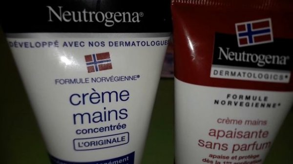 neutrogena crème mains