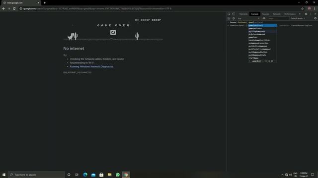 How To Hack Dino Game On Google Chrome | Simple Trick | OdinKaecilius смотреть онлайн