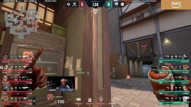 Evil Geniuses vs Edward Gaming (Game 1) | VALORANT Champions 2023 смотреть онлайн