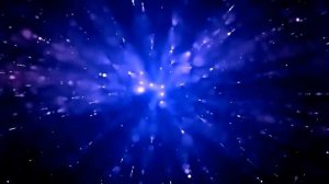 Футаж / Видеофон Синяя сверкающая абстракция