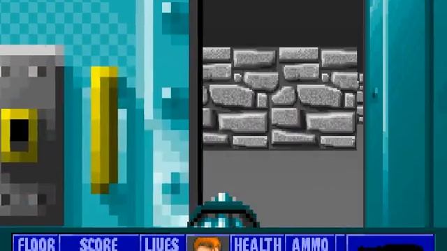 Wolfenstein 3D TC Walkthrough - Episode 3 Die, Fuhrer, Die! [Floor 2 - 100% Secret]
