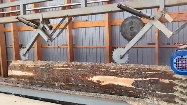 брусующий станок СБ-480 до двенадцати пильных дисков брусовал многопильный смотреть онлайн