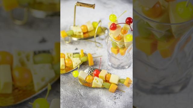 КАНАПЕ С СЫРОМ И АЙВОЙ смотреть онлайн