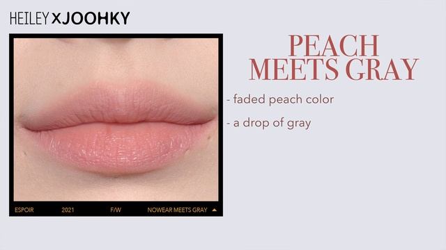 Espoir Lipstick Nowear Meets Series all colors swatch + Lip smudge brush / how to / combinations смотреть онлайн