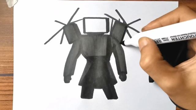 How to Draw Upgraded Titan TV Man from Skibidi Toilet смотреть онлайн