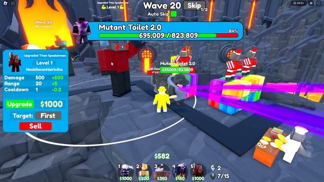 100 MYTHICS vs ENDLESS MODE BOSS in Toilet Tower Defense! смотреть онлайн