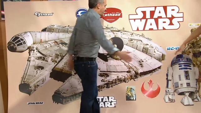 Star Wars FatHead Big and Junior Wall Decal Combo Pack on QVC смотреть онлайн