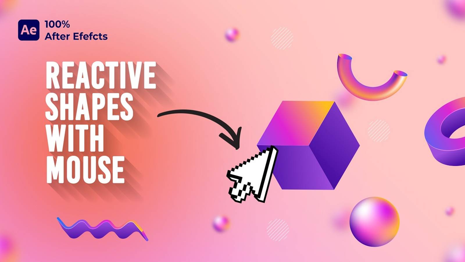 Создавайте реактивные фигуры в After Effects (без плагинов!) смотреть онлайн