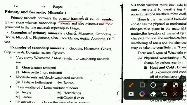 Rocks and it's weathering | Chapter-14 | Fundamentals of Agriculture Arun katyayan books Vol-1 смотреть онлайн