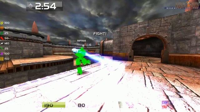 Quake Live: gospodin vs serious LG practice смотреть онлайн