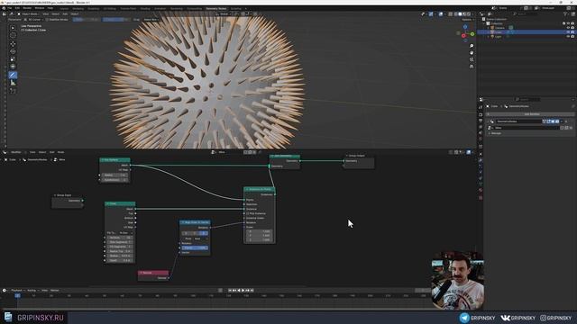 BLENDER 3D | GEO-NODES Просто и понятно! смотреть онлайн