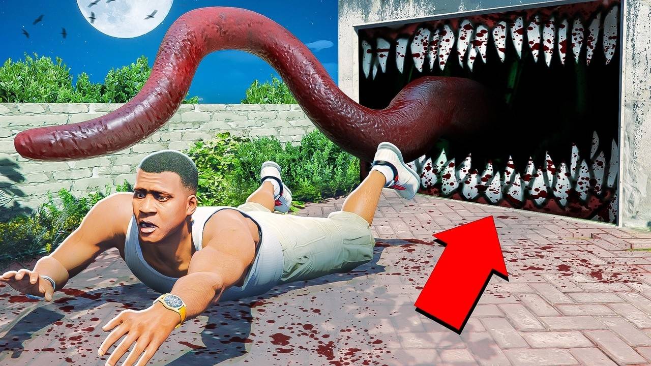 КОШМАРНЫЙ ГАРАЖ ФРАНКЛИНА в ГТА 5! Страшный Гараж в GTA 5 смотреть онлайн