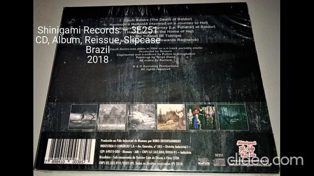 Все издания альбома (CD) - Burzum - Dauði Baldrs Часть 3 смотреть онлайн