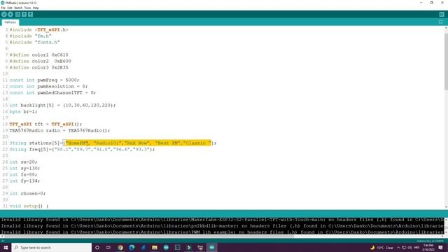 FM Radio using ESP32 (TTGO T-Display) смотреть онлайн