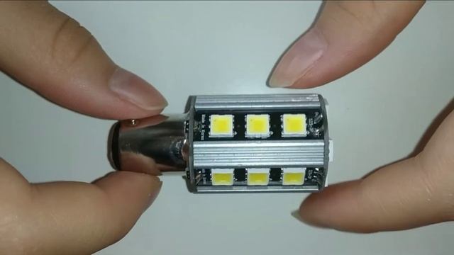 Светодиодная авто лампа Solarzen P21/5W-20s54 1157 BAY15d в стоп-сигналы / габаритные огни или ДХО смотреть онлайн