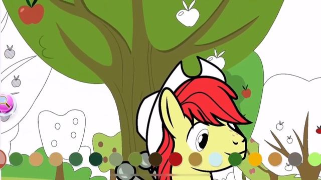 My Little Piny Color By Magic | Big Mac And His Dad | #mlp #unicorns смотреть онлайн