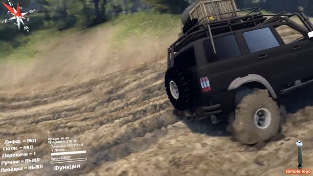 SpinTires-Гоняем и Проверяем Машину УАЗ ПАТРИОТ V 2.0 смотреть онлайн