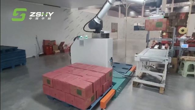 Cobot palletizer system|cobot palletizing machine for cartons and bags stacking смотреть онлайн