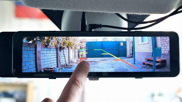 TrendVision CarPlay Mirror - Парковочные линии смотреть онлайн