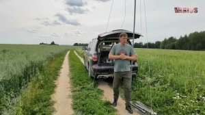 Прямое попадание в базовую станцию сотовой связи с расстояния 20 км антенна Varius и модем Vertell