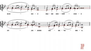 ХЕРУВИМСКАЯ ПЕСНЬ, Свияжская -  Альтовая партия