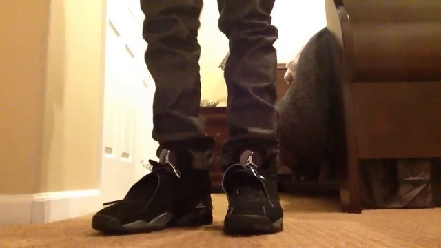 Air Jordan Retro Chrome 8 On Feet