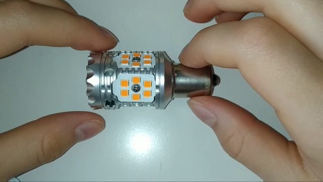 Светодиодная автомобильная лампа с обманкой PY21W-30s30e BAU15s 7507 NeTuning для поворотников смотреть онлайн