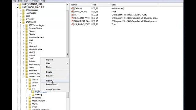 Merge Reg Keys MyPC- PaperCut смотреть онлайн