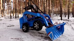 Обзор мини погрузчика  Плюсы и минусы