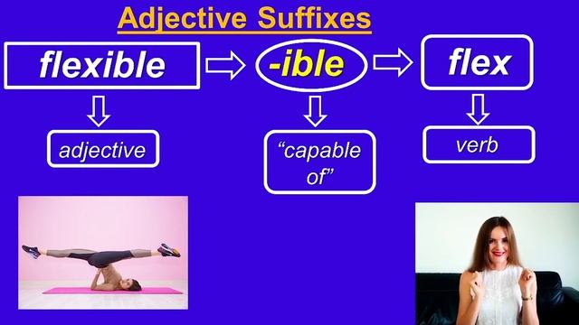 SUFFIXES in English. Suffixes - English Grammar. Adjective Suffixes. смотреть онлайн