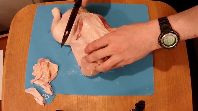 Проект по кругу. Нож Донец от Донской кузницы. Тест на курице. смотреть онлайн