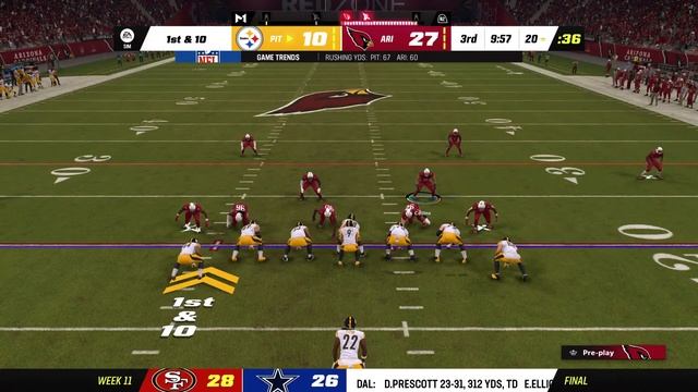 HELP US REACH 1K Subs Year 6 Week 11 Vs Steelers ALL MADDEN franchise Mode смотреть онлайн