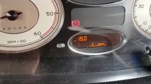Rover 75 Coolant Temperature Readout