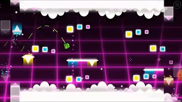 rolling sky neon x geometry dash смотреть онлайн