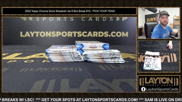 2022 Topps Chrome Sonic Baseball Lite 8 Box Break #15 смотреть онлайн