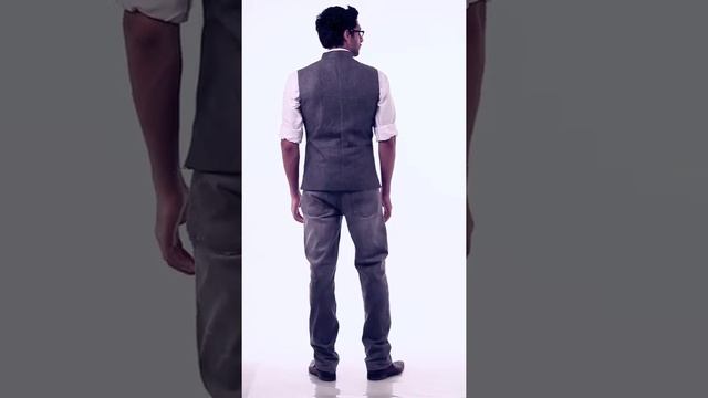 5 Ash Grey Linen Nehru Jacket V.MP4 смотреть онлайн