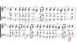 СВЕТЕ ТИХИЙ✨КИЕВСКИЙ РАСПЕВ, перел.А.Касторского - Басовая партия