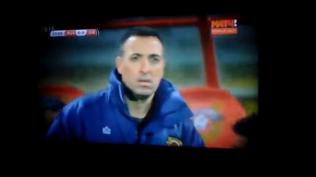 Матч молодёжек Россия-Гибралтар (1 тайм 1:0 Россия впереди) общий счёт 3:0 смотреть онлайн