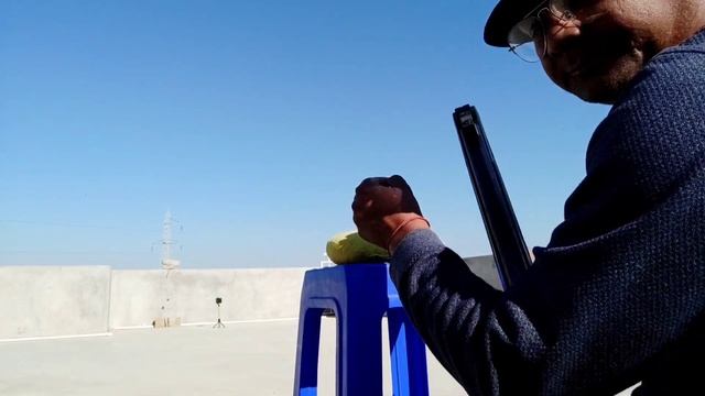 Air rifle VX100 Spartan||Shooting a hanging Lemon 🍋from 10 Mtr with open sight. смотреть онлайн