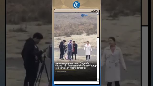 Detik-detik Bukit Teletubbies Di Bromo Kebakaran, Diduga Gegara Nyalakan Flare Saat Foto Prewed