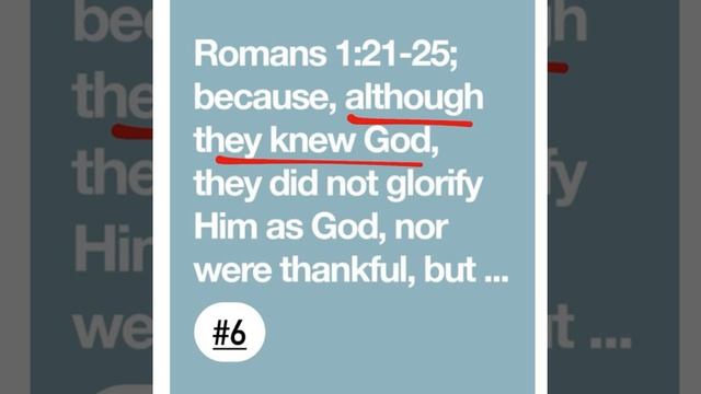 Reasons #6: Romans 1 (Ancient Israel Only) смотреть онлайн