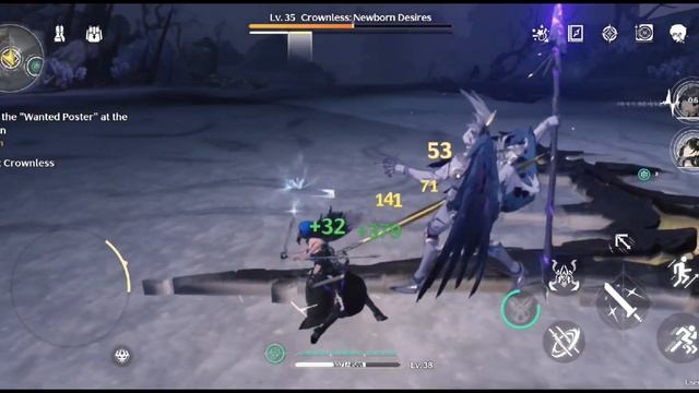 Wuthering Waves - Rover Vs Crownless Boss @WutheringWaves