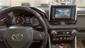 Rav4 установка камеры заднего вида.