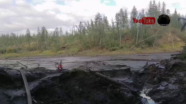 Вечная мерзлоте на белой горе Якутске